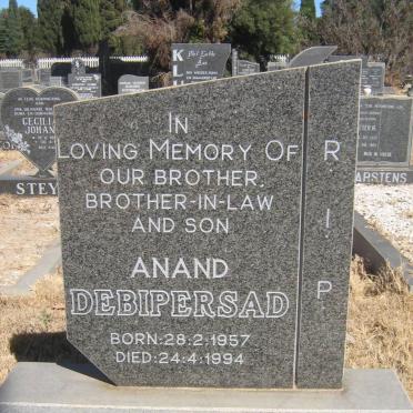DEBIPERSAD Anand 1957-1994