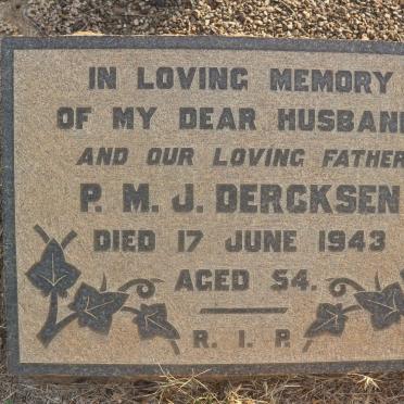 DERCKSEN P.M.J. -1943
