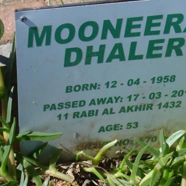 DHALER Mooneerah 1958-2011