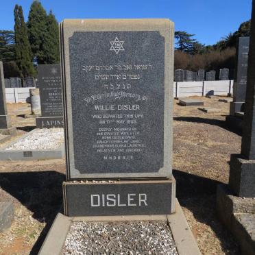 DISLER Willie -1959