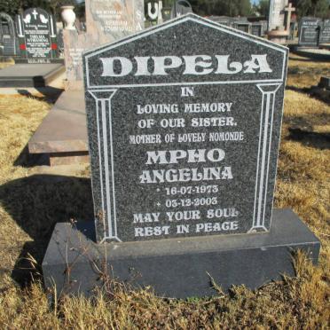 DIPELA Mpho Angelina 1973-2003