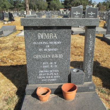 DIMBA Grasian David 1923-2002