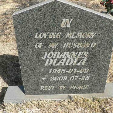 DLADLA Johannes 1948-2003