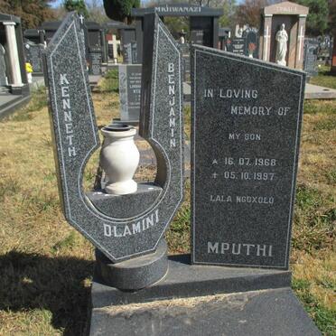 DLAMINI Kenneth Benjamin 1968-1997