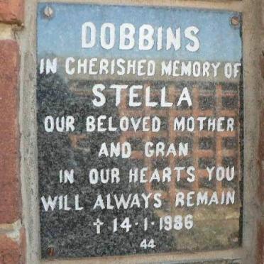DOBBINS Stella -1986