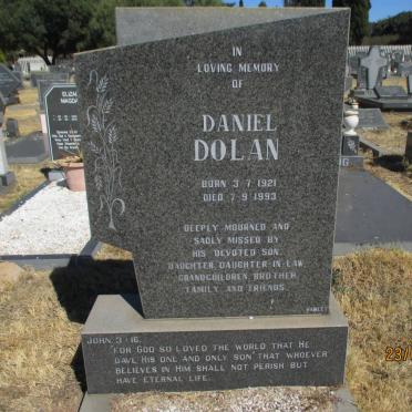 DOLAN Daniel 1921-1993