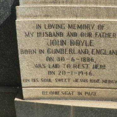 DOYLE John 1886-1946