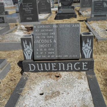 DUVENAGE Jacobus A. 1938-1984