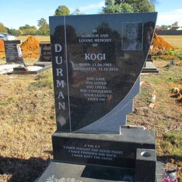 DURMAN Kogi 1961-2010