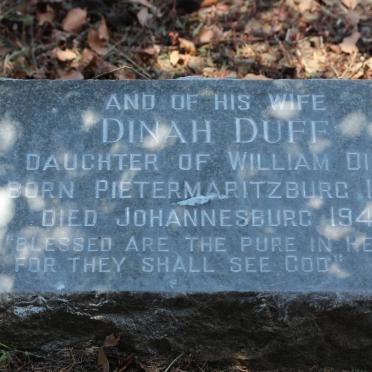 DUFF Dinah 1864-1949