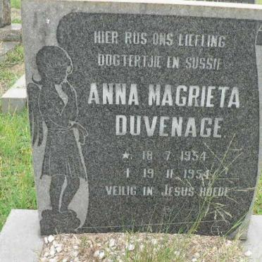 DUVENAGE Anna Magrieta 1954-1954