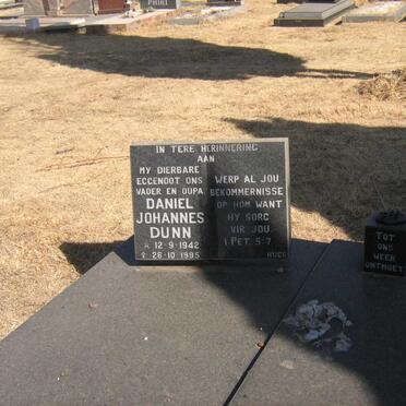 DUNN Daniel Johannes 1942-1995