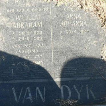 DYK Willem Abraham, van 1929-1986 &amp; Anna Johanna 1934-