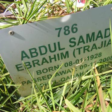EBRAHIM Abdul Samad 1928-2008