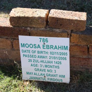 EBRAHIM Moosa 2005-2006