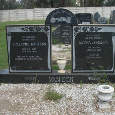 ECK Phillippus Martiens, van 1904-1986 &amp; Jacoba Johanna 1905-1972