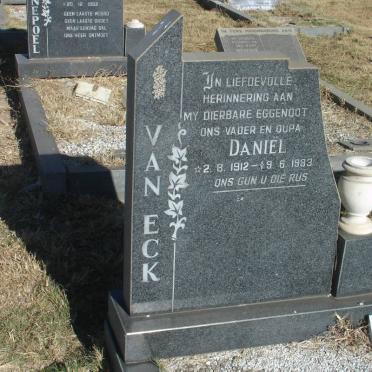 ECK Daniël, van 1912-1983