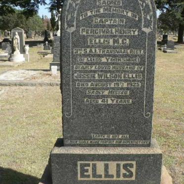 ELLIS Percival Henry -1925