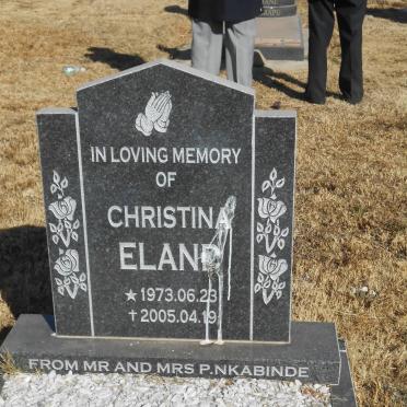 ELAND Christina 1973-2005