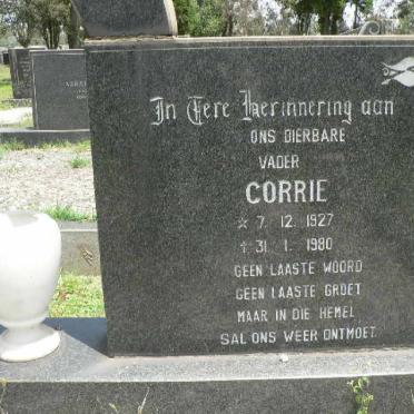 ELS Corrie 1927-1980 &amp; Sannie 1934-1975