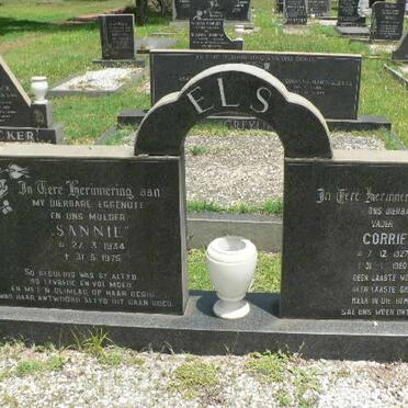 ELS Corrie 1927-1980 &amp; Sannie 1934-1975