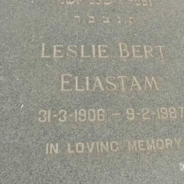 ELIASTAM Leslie Bert 1906-1987