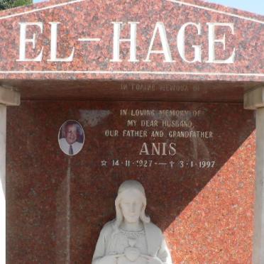 EL-HAGE Anis 1927-1997