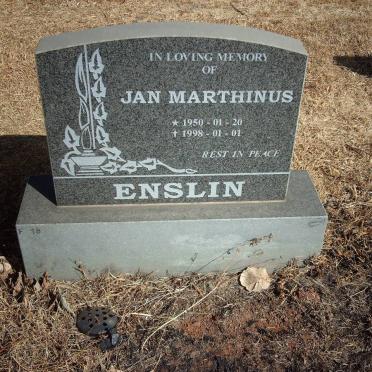 ENSLIN Jan Marthinus 1950-1998