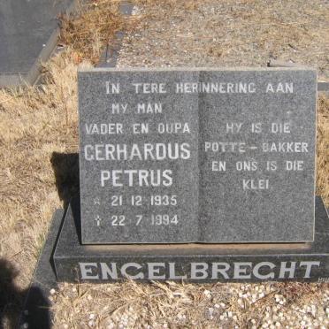 ENGELBRECHT Gerhardus Petrus 1935-1994