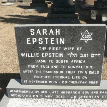 EPSTEIN Sarah -1925