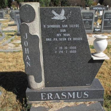 ERASMUS Johan 1956-1992