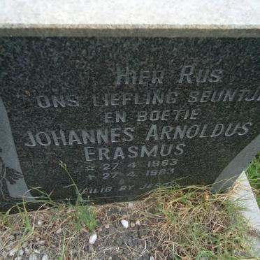 ERASMUS Johannes Arnoldus 1963-1963
