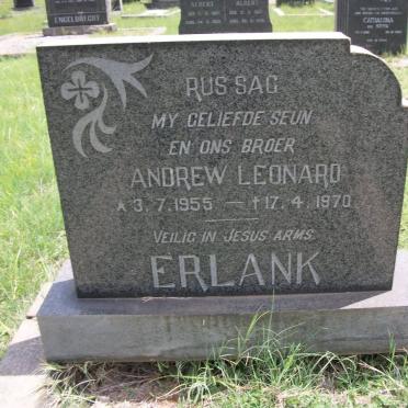 ERLANK Andrew Leonard 1955-1970