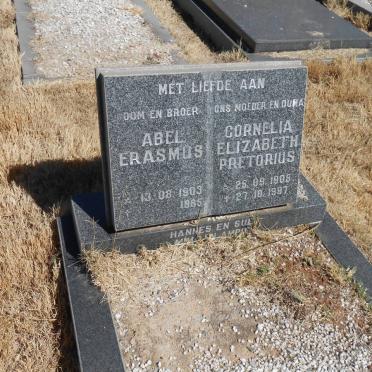 ERASMUS Abel 1903-1985 &amp; PRETORIUS Cornelia Elizabeth 1905-1997