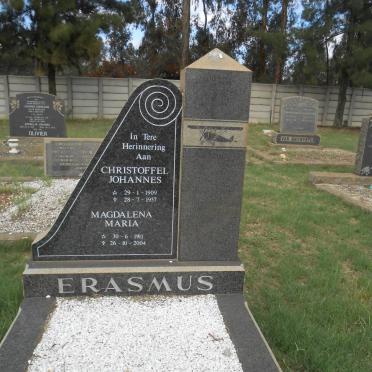 ERASMUS Christoffel Johannes 1909-1957 &amp; Magdalena Maria 1911-2004