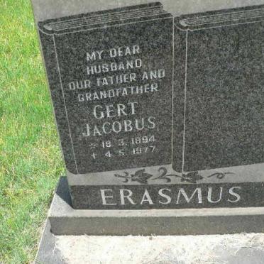 ERASMUS Gert Jacobus 1894-1977