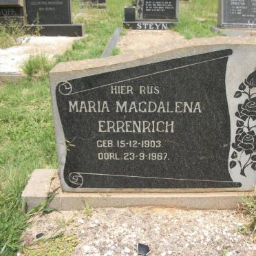 ERRENRICH Maria Magdalena 1903-1967