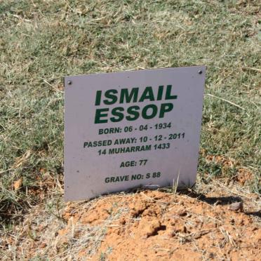 ESSOP Ismail 1934-2011