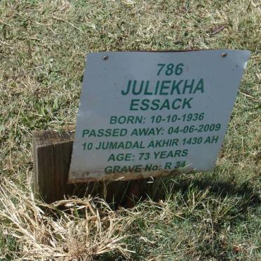ESSACK Juliekha 1936-2009