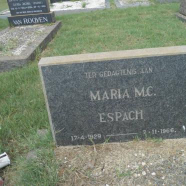 ESPACH Maria M.C. 1929-1966