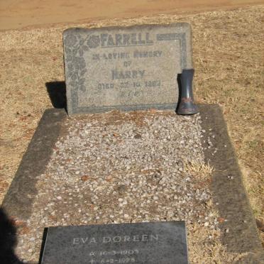 FARRELL Harry -1952 &amp; Eva Doreen 1903-1978 