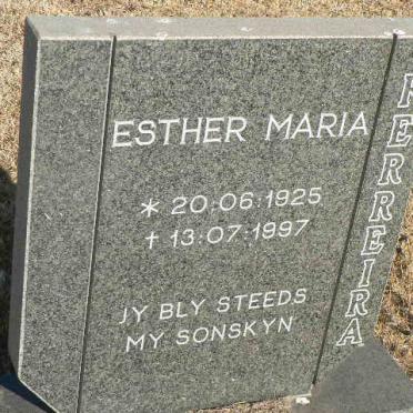 FERREIRA Esther Maria 1925-1997