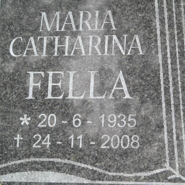 FELLA Maria Catharina 1935-2008 :: JACOBS Mary nee FELLA 1953-1979