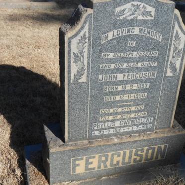 FERGUSON John 1893-1950 &amp; Phyllis Gwendolene 1912-1988
