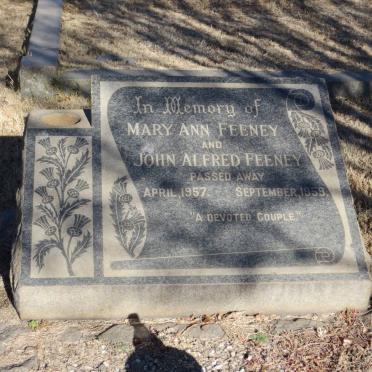 FEENEY John Alfred -1959 &amp; Mary Ann -1957