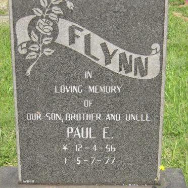 FLYNN Paul E. 1956-1977