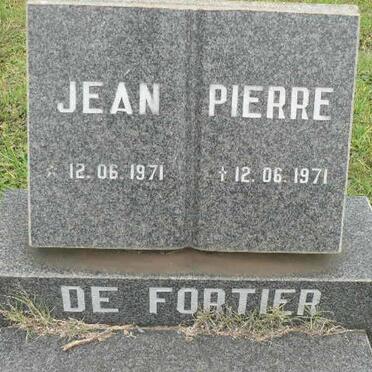 FORTIER Jean Pierre, de 1971-1971