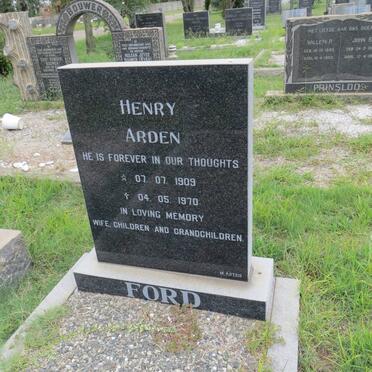 FORD Henry Arden 1909-1970