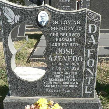 FONTE Jose Azevedo, da 1924-1998