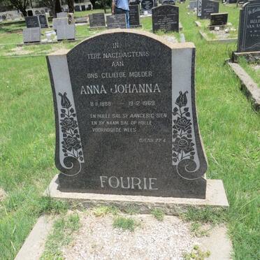 FOURIE Anna Johanna 1888-1969